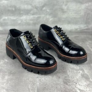 Jeffrey Campbell Trevor Oxford Patent Leather Shoe Size 8